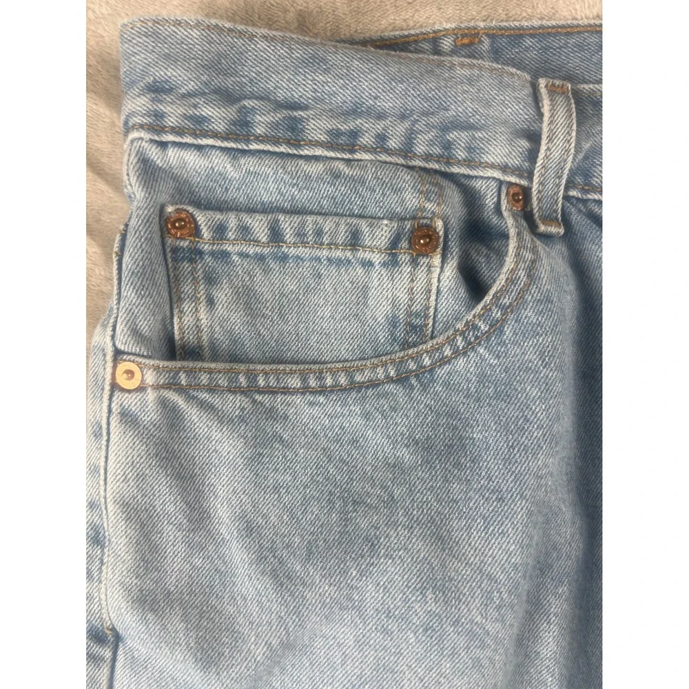 Levis 550 Relaxed Fit Denim Shorts Mens 38 Light Wash Blue Cotton Jorts
